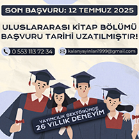  Temmuz ayı uluslararası kitap bölümü için başvuruları uzatıldı!